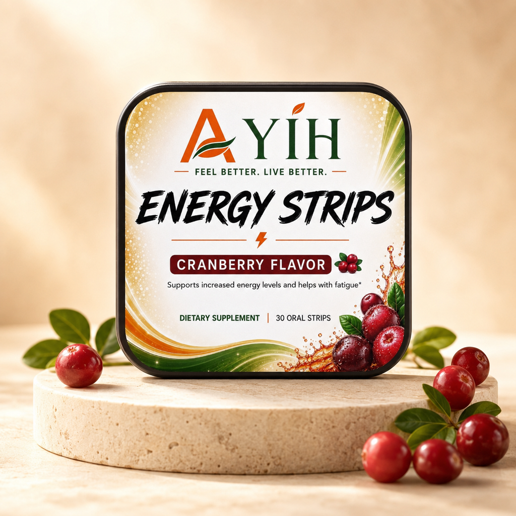 Energy Strips - Cranberry Flavor